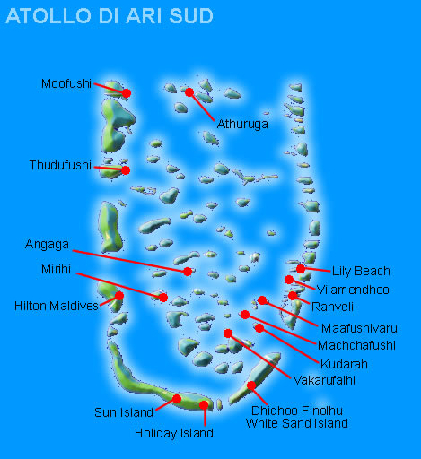 atollo di ari sud - isole maldive