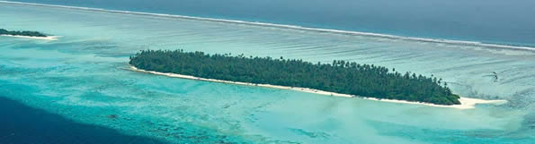 Atollo di Thaa alle Maldive